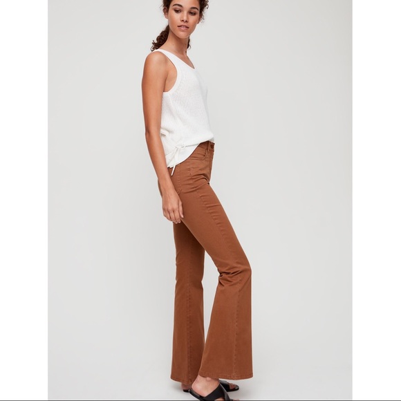 Aritzia Pants Jumpsuits Aritzia Babaton High Rise Jilly Flare Pants Poshmark